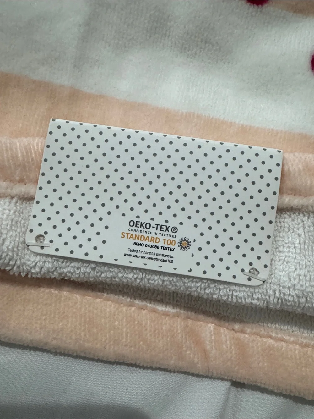 NEW Kassafina “Hello Gorgeous” Pink Stripe Bath Towel
